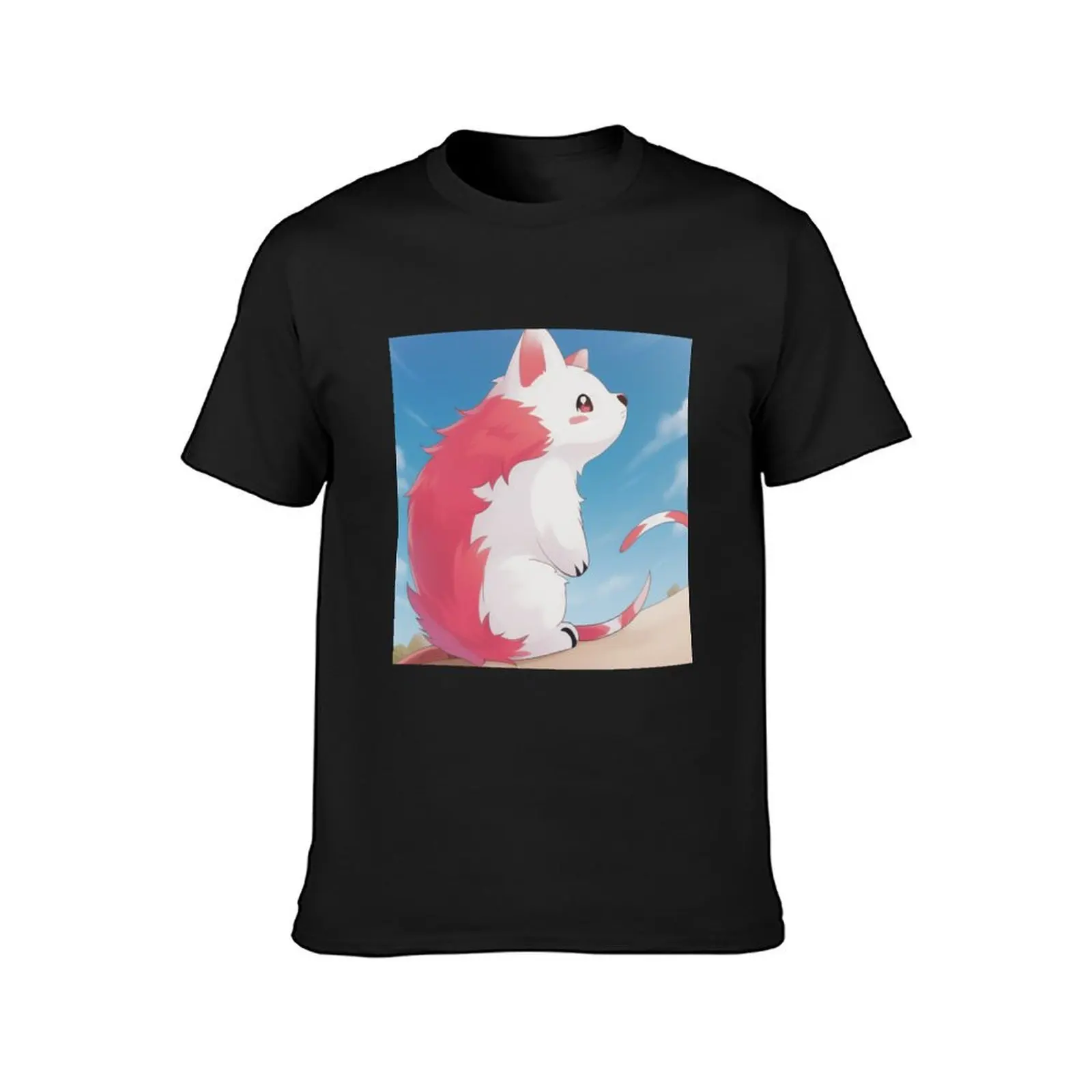 Cute anime hamster T-Shirt funnys graphics vintage T-shirt men