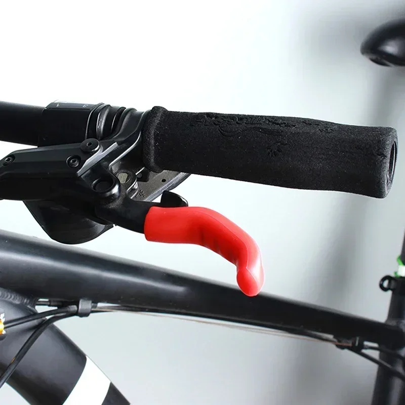 TPR Bicycle Brake Handle Covers Anti-Slip MTB Grips Handlebar Protectors for Cycling Safety Comfort Durable Bike Accessories view 5