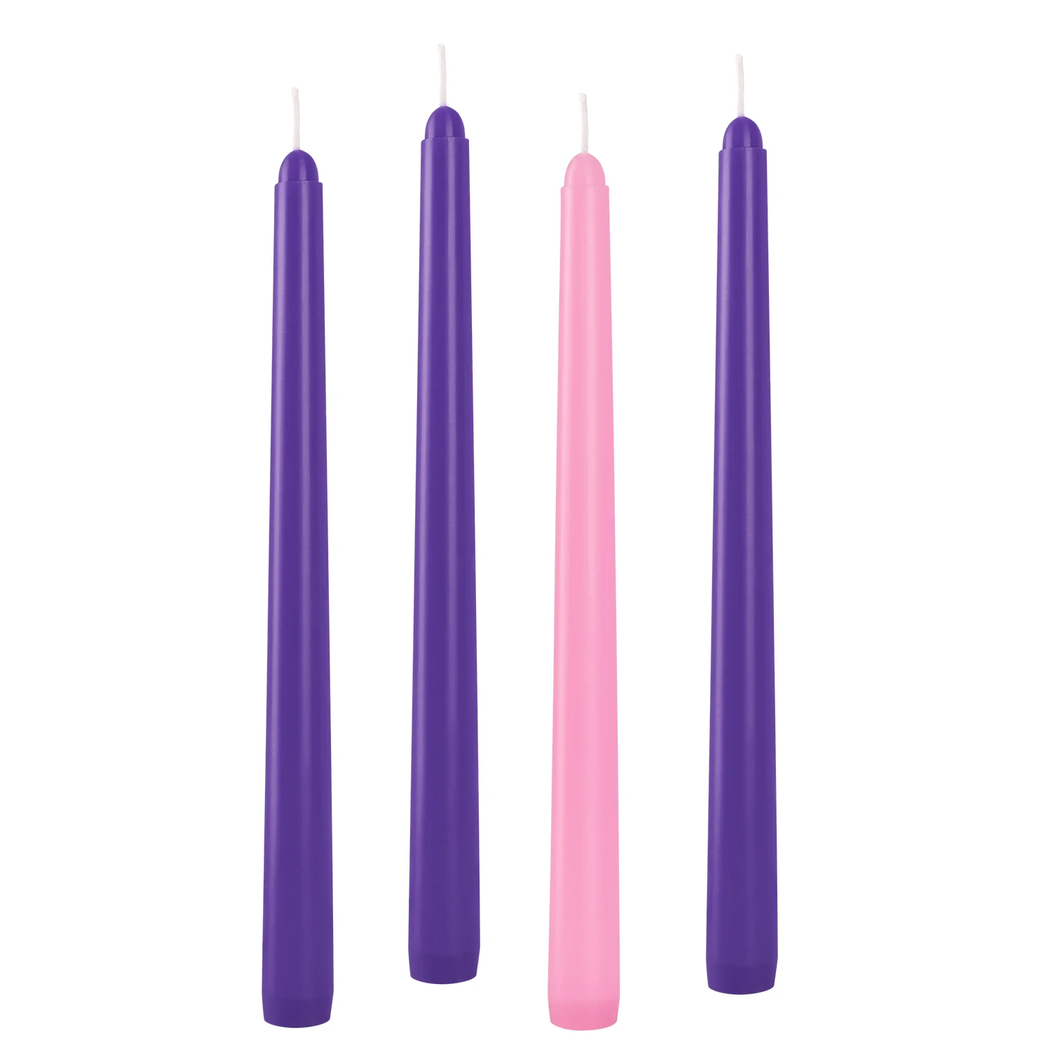 4 قطع 10 بوصة ثلاثة شمع صغير أرجواني وواحد وردي بدون تنقيط، شموع عشاء منزلية خالية من الدخان والعطور، سحبت يدويًا، جودة عالية، مناسبة لجميع الأماكن، وأعياد مختلفة. نستخدم فقط الشموع المستدقة المصنوعة من شمع عالي الجودة، لذا أن حرق الشموع، سوف ترى نفس لون الشموع الطويلة بنفسك. يمكنك أن تجعلها خفيفة وناعمة.