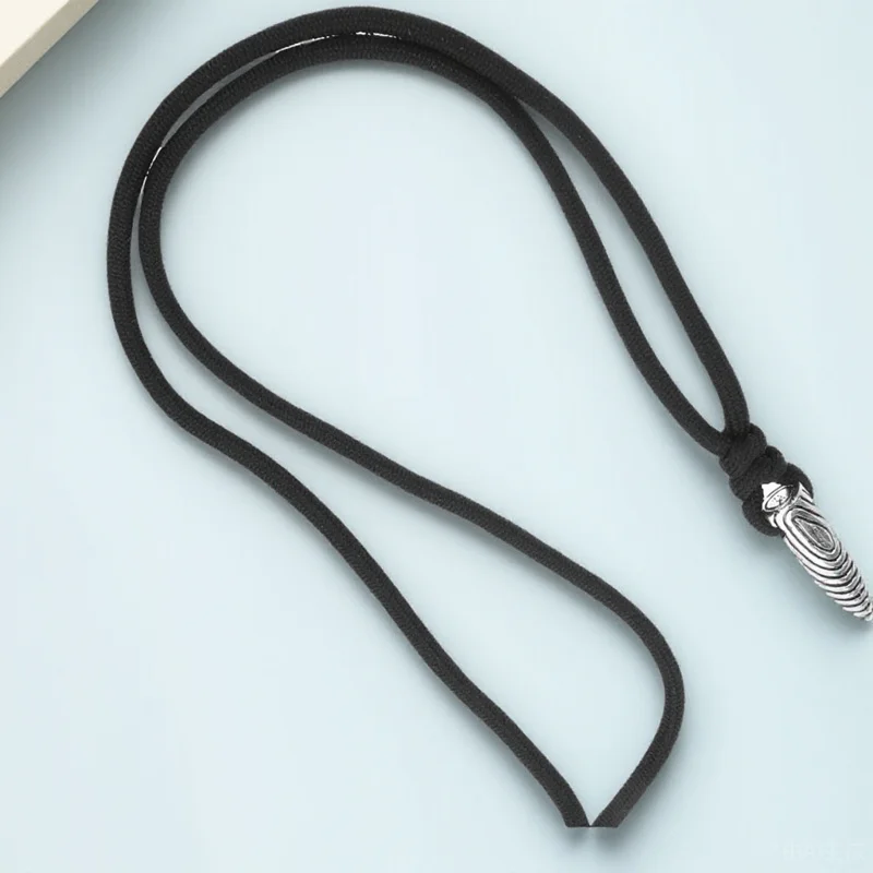 

Мужское ожерелье с подвеской в виде пули, прочная легкая цепочка для уличной вечеринки, винтажный стиль, ювелирные изделия в стиле хип-хоп, идея подарка