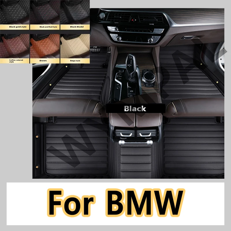 

Luxury Custom Fit Car Floor Mats For BMW X1 F48 3 Ser Z3 E36 3 GT F34 6 Series X3 E83 I3 I01 X5 F15 ZS E89 car accessories