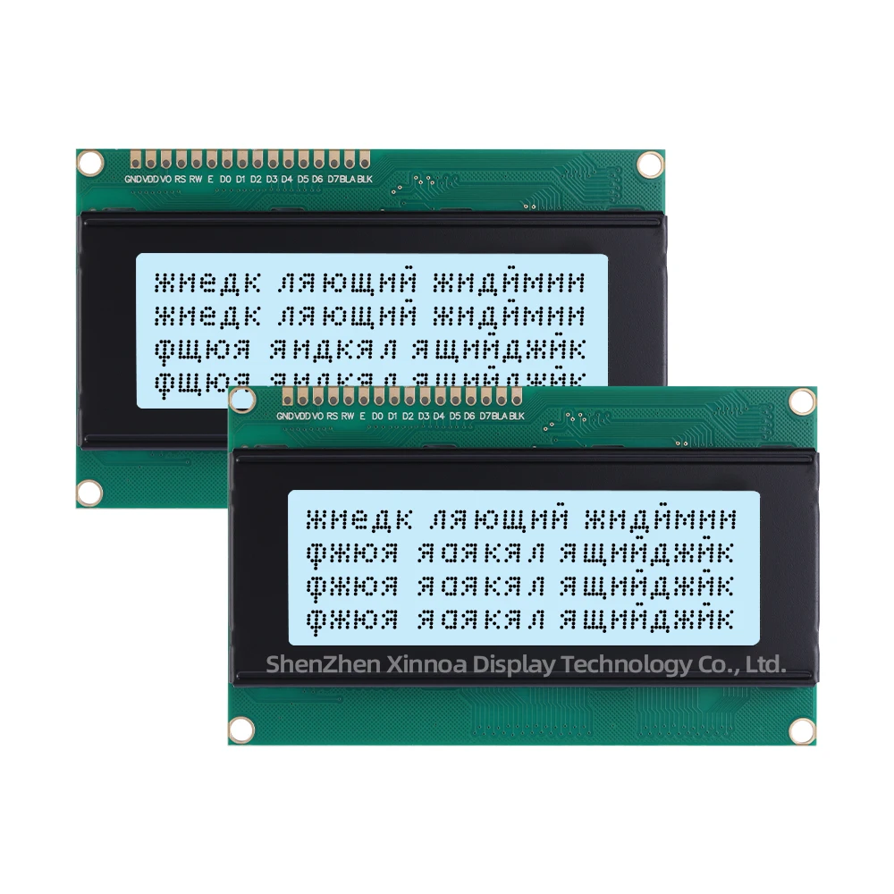 Russian European Hebrew IIC/I2C Serial Interface Adapter Module LCD2004+I2C 2004 20x4 2004A HD44780 Character LCD/w