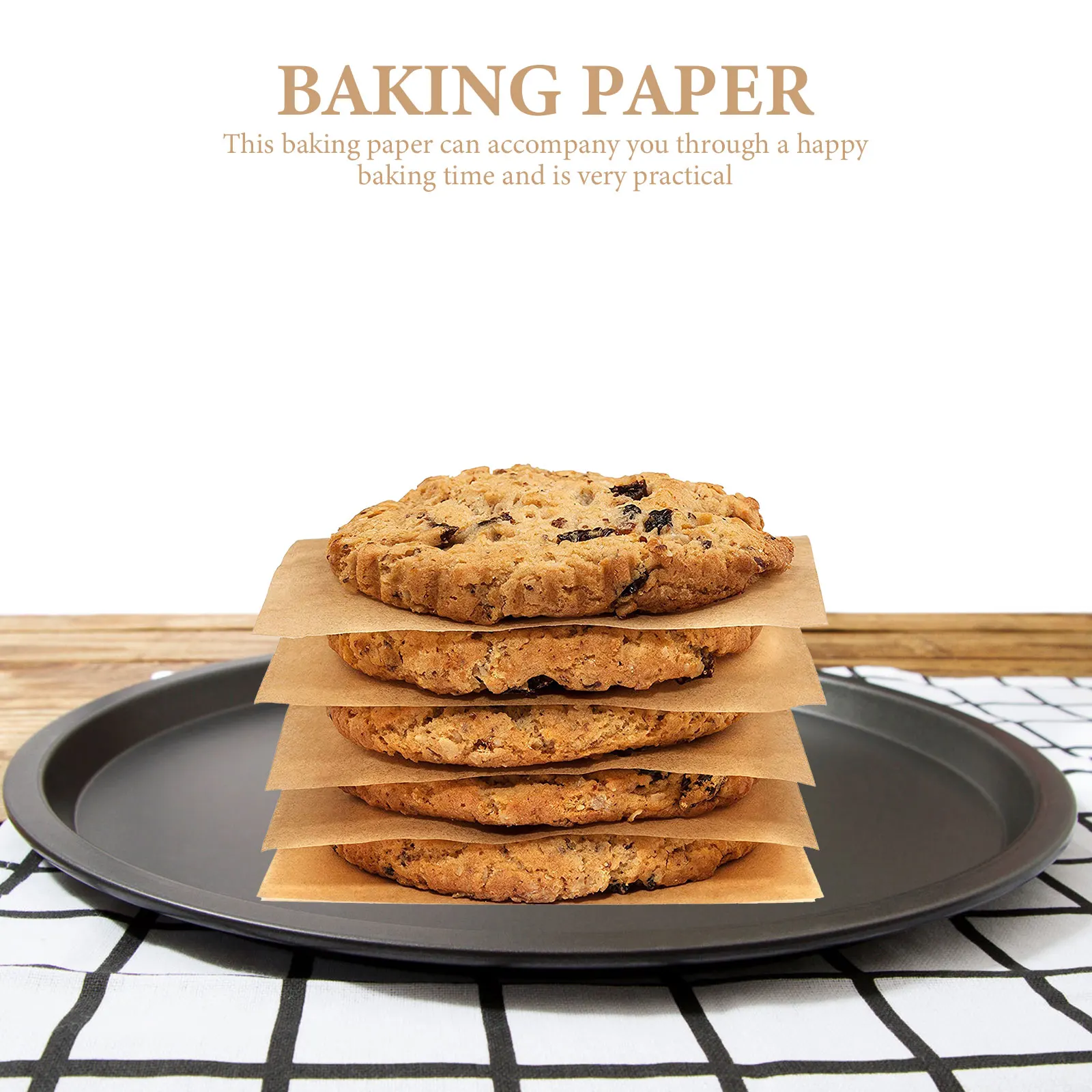 

200 Sheets Household Baking Paper Double Coated Silicon Paper for Food Frying Meat Cooking Non Stick Easy Clean Baking Parchment