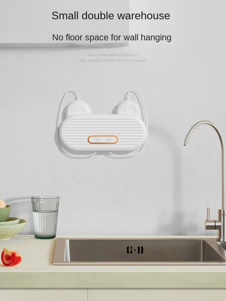 New Food Washing Machine Household Meat, Fruits and Vegetables Wall Mount Desktop Convenient Cleaner Kitchen Cleaning Machine