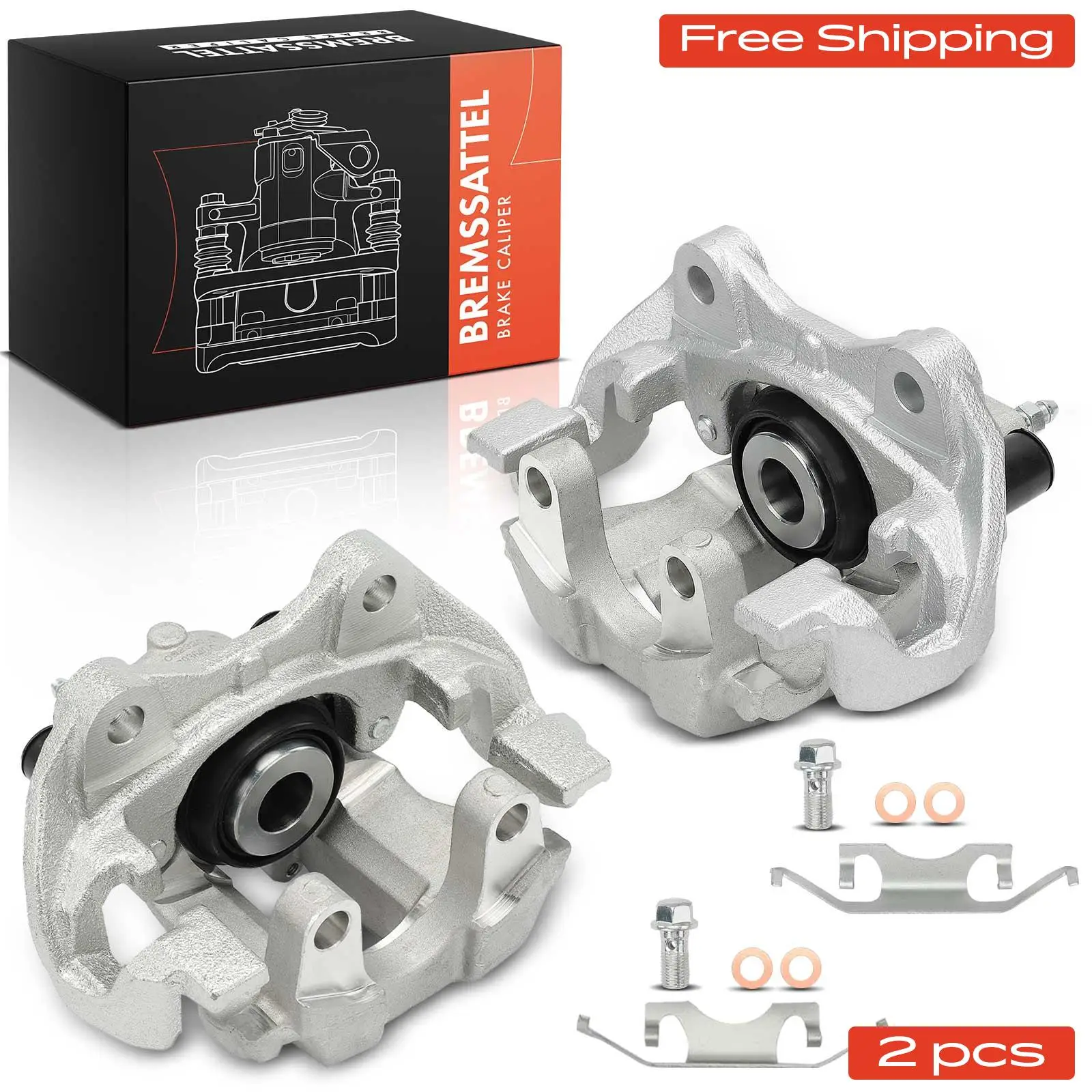 Frankberg 2x Remklauw Achteras voor Mercedes-Benz C218 X218 W212 S212 V221 W221 R230 5481 FB0032407