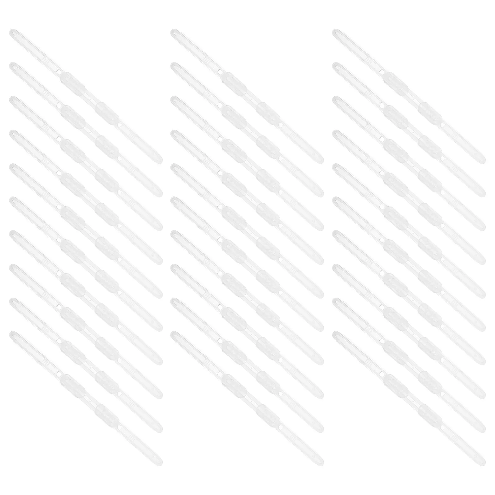 

100Pcs Document Binding Clips Plastic Paper Fasteners Office School File Organizer Paper Binder Strip Binders Clip Fasteners