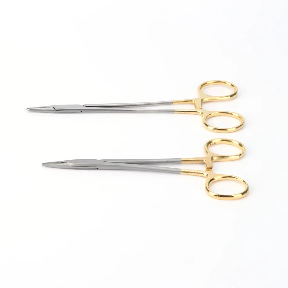 Veterinary TC Needle Holder Reusable Suture Scissors Pet Orthopedic Implants Fishing Pliers Surgical Products 14cm/16cm