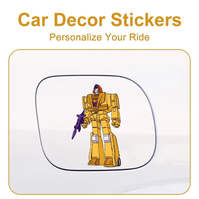 Personality Transformers Car Sticker PVC Waterproof For Triangle Window Bumper Suitcase DIY Decor Small Gift Decal Sticker