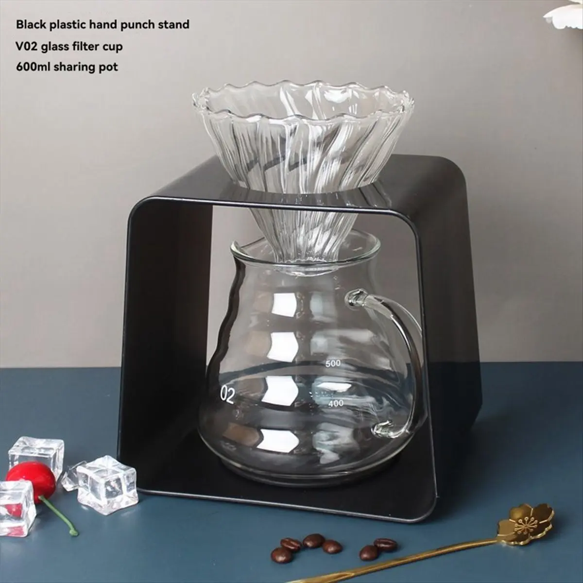 Coffee Drip Holder , Espresso Dripper Stand, Non-Slip Base Holder Coffee Dripper Rack &LICG
