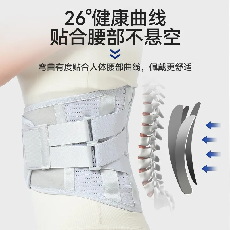 Unisex Lumbar Support Waist Belt Back Brace Sports Safety Relief Lumbar Disc Muscle Strain Lightweight Fitness Protective Gear