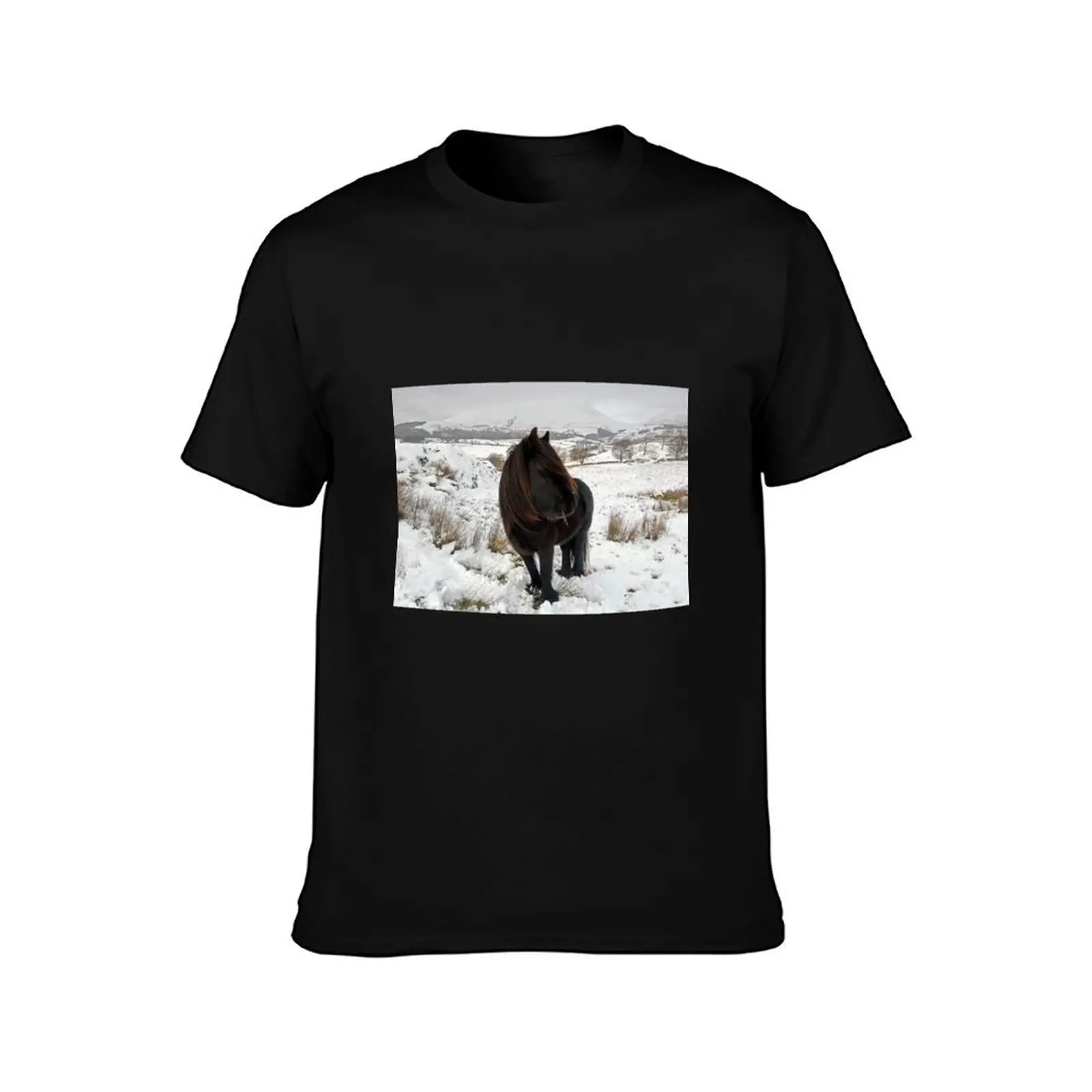 Just another day for a Lakeland Fell pony T-Shirt Plus Size Solid Color T-Shirt