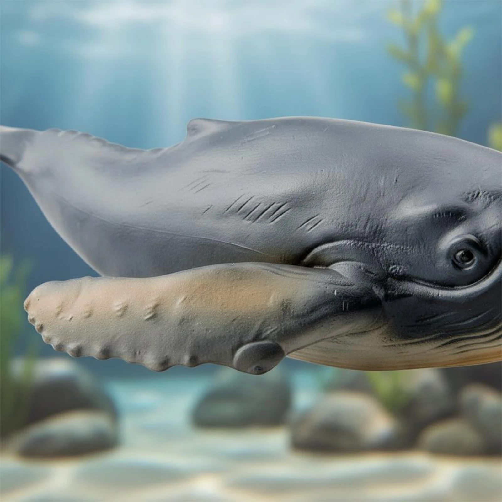 

Baleen Marine Mammal Model Detailed Baleen Marine Mammal Figure Marine Creature Figure Collectible Marine Life Model
