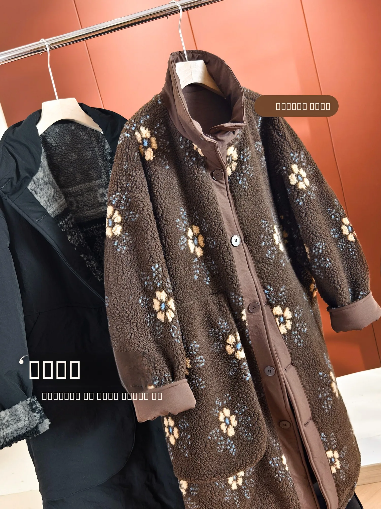 

Ветрозащитная куртка с принтом, длинная, с воротником-стойкой, хлопковая, для повседневной носки, стандартной длины рукавов