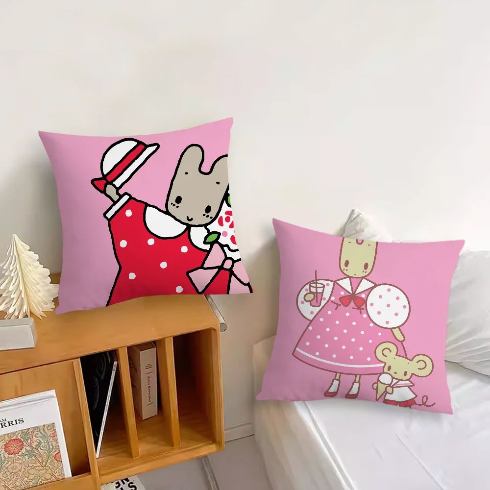 M-MARRONCREAM Cute cushion cover Soft Cushion Cases for Farmhouse Sofa Decor Home Decorations and Protector