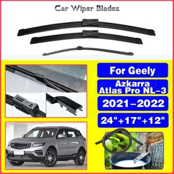 Wiper Blades For Geely Azkarra 2021 2022 Atlas Pro NL-3 Front Rear Windshield Wipers Windscreen Window Car Accessories 24