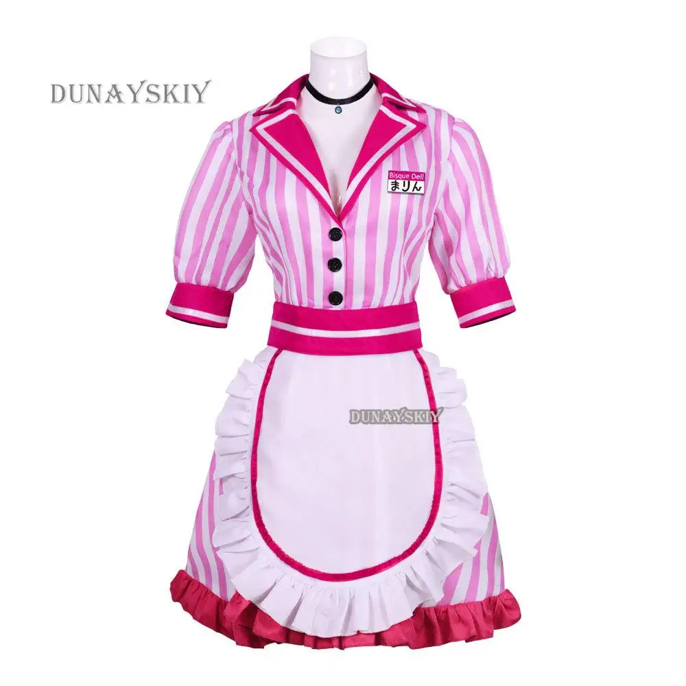 Kitagawa ชุดเดรสสาวเสิร์ฟกาแฟ, ชุดคอสเพลย์ชุดปาร์ตี้ชุดนักเรียนผู้หญิงหวาน