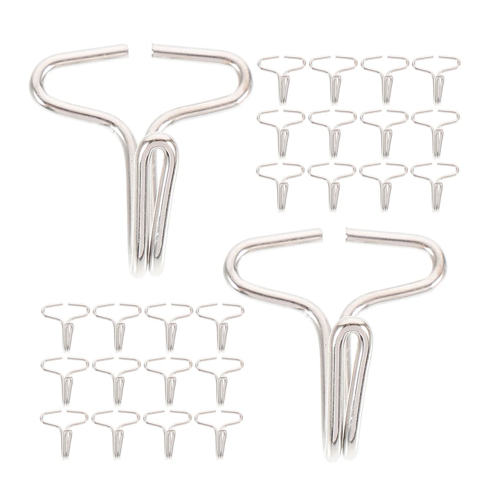 

200pcs Car Seat Cushion Hooks Iron Hanger Headrest Cover Clips Durable Reliable Installation Tools Car Mat Accessories