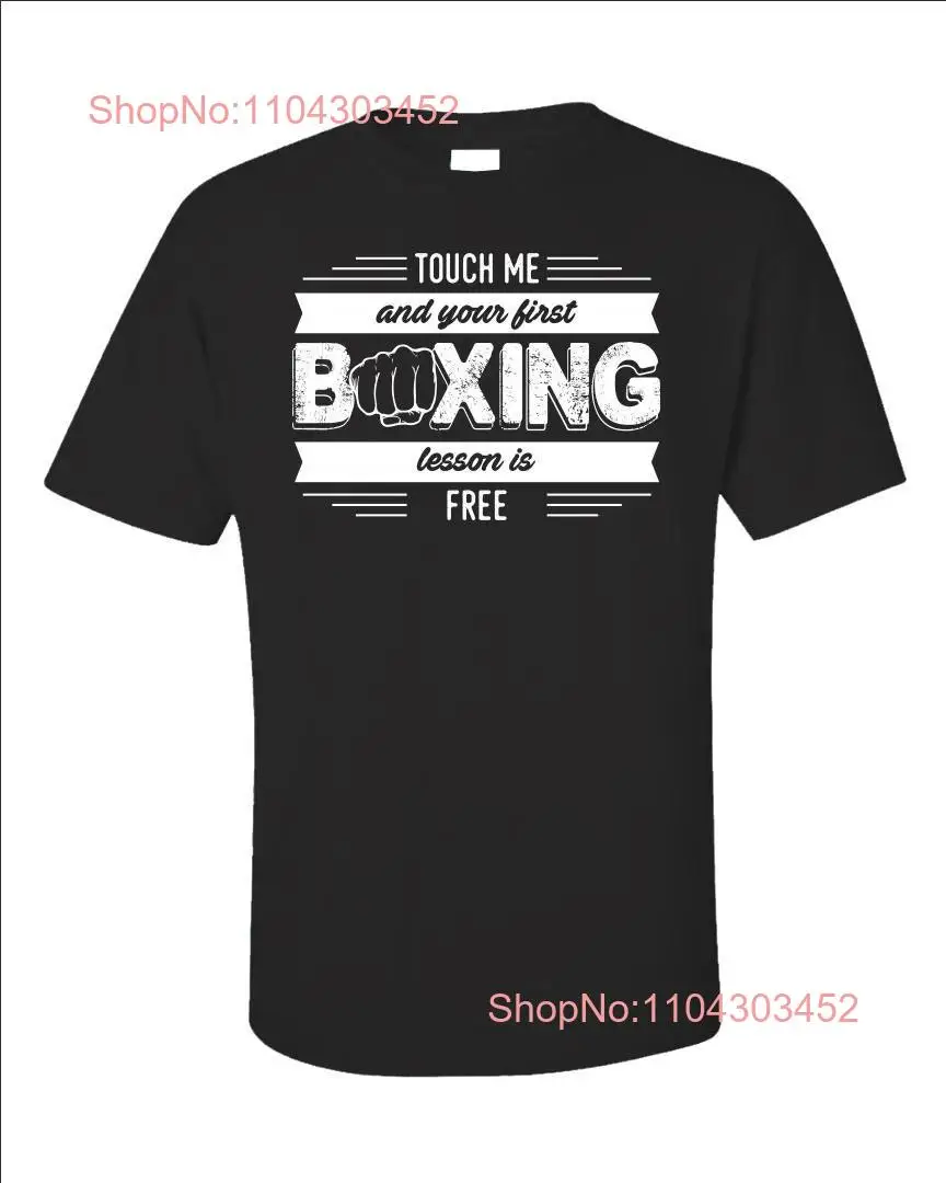 Funny Boxing T Shirt Punching for Men Hilarious Idea Humorous long or short sleeves