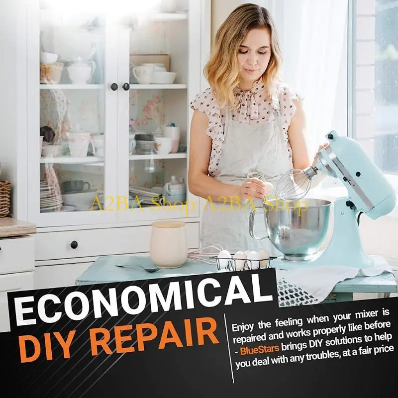 

A2BA 4162897 for Turbine W10112253 Mixer Worm Gear Parts 4161531 4169830 1206513 AH1491159 EA1491159 for Kitchen Aid