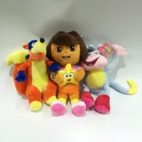 Dora Explorer Plushes Toy Cartoon Monkey Boots Swiper Stuffed Animals Anime Dolls Throw Pillows Kids Toys Room Decoration Gift