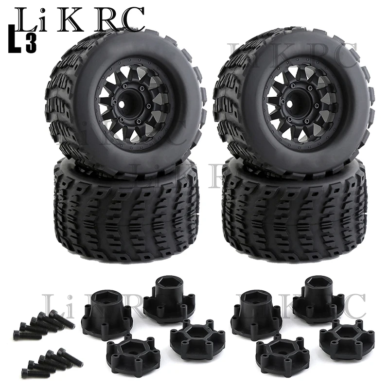 4 stücke 12mm/14mm Reifen Rad Hub für RC Auto 1/10 Monster Truck Off-road Traxxas TRX4 Axial SCX10 HPI HSP Tamiya Kyosho Arrma HOBAO