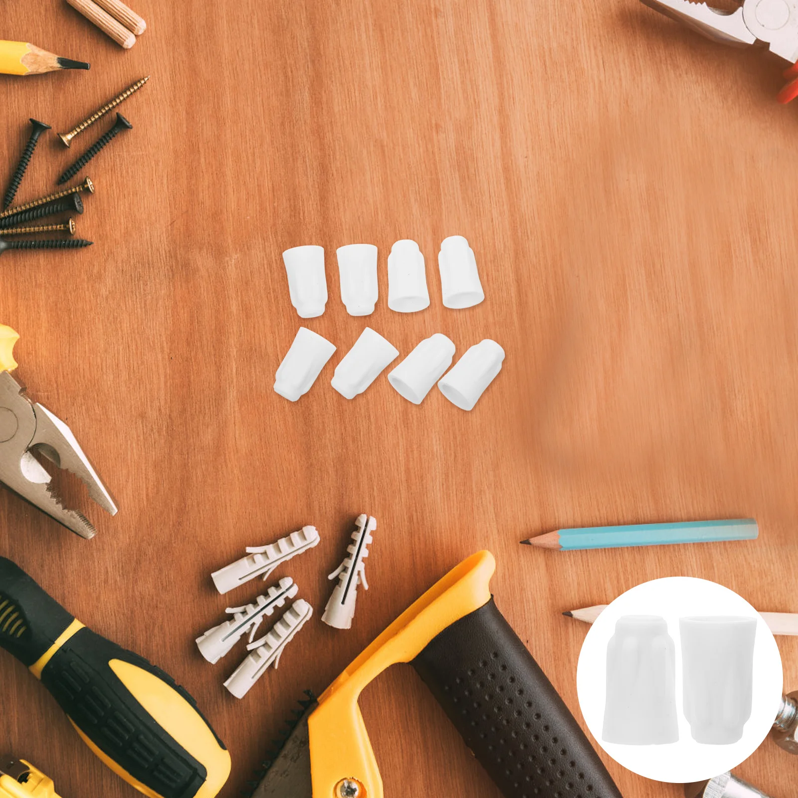 

10 Ceramic Wire Connector Caps Insulated Terminal Blocks for Electrical Wiring and Safe Connection