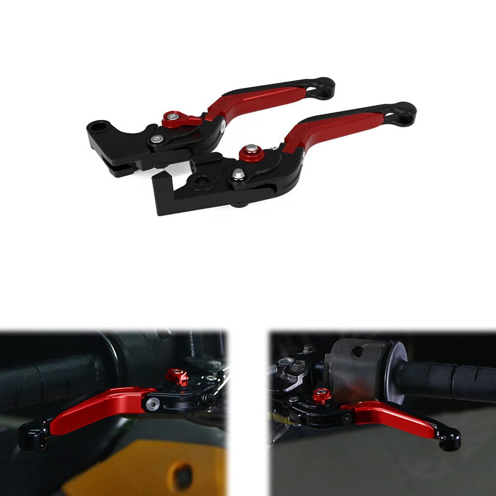 

Motorcycle Brake Clutch Levers For Suzuki GSX-R1000(K7-K8) 2007-2008 GSX-R1300 Hayabusa 2021-2023 Adjustable Foldable Extendable