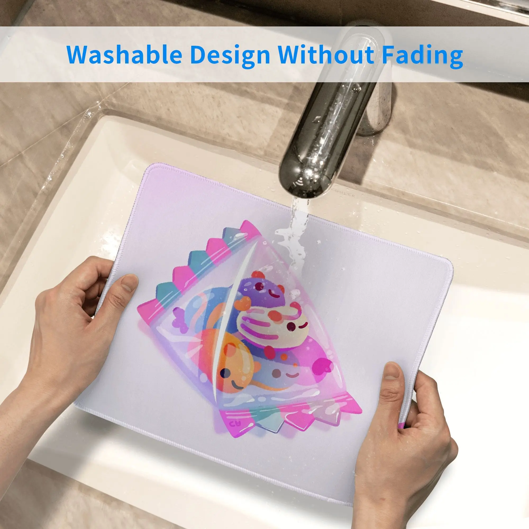 جيلي بين سبيكة البحر - لوحة ماوس داكنة للكمبيوتر ولوحة المفاتيح وماوس حصيرة ألعاب الكمبيوتر المحمول والكمبيوتر المكتبي وملحقات المكتب وسجادات الطاولة