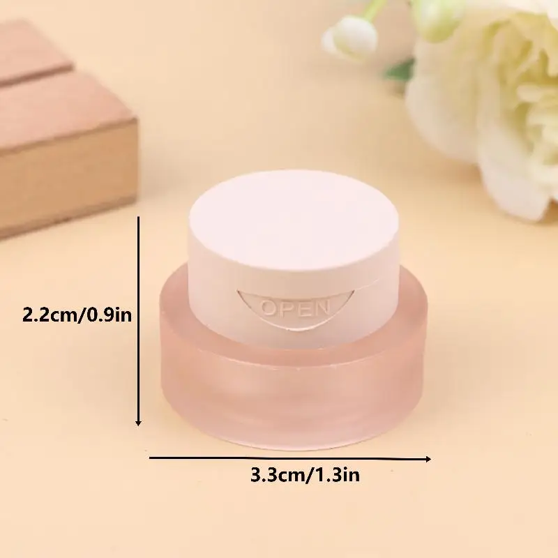 1/2 قطعة 3 جرام فارغة مسمار التعبئة والتغليف جرة صندوق لمسمار مانيكير DIY بها بنفسك اللوحة السريعة هلام الصلبة UV الورنيش أومبير هلام طلاء الأظافر