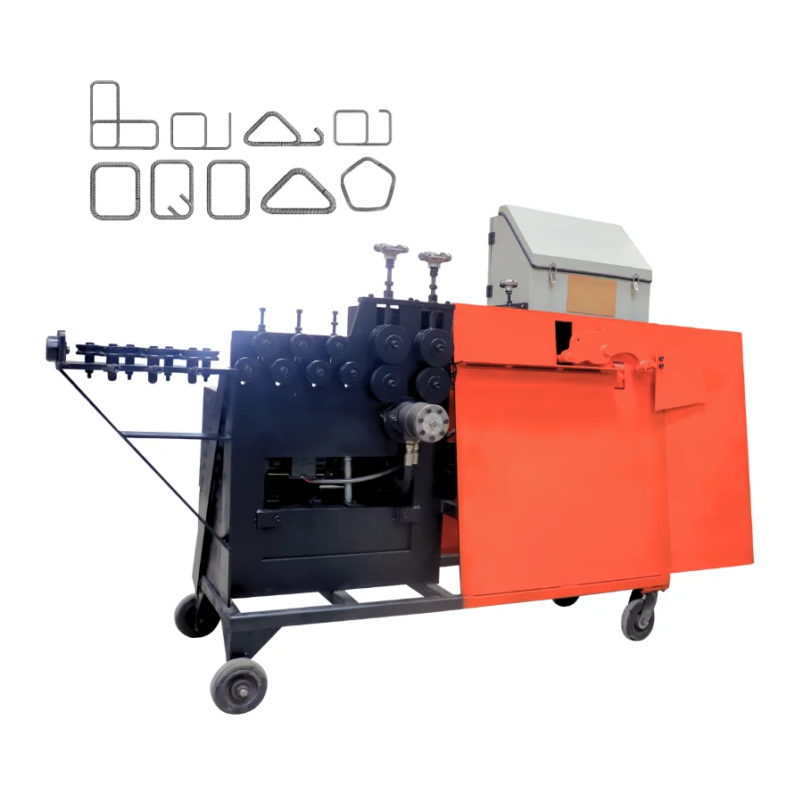 Customizable 1-3 Phase Stainless Steel Automatic Rebar Bending Machine New Condition 2.2KW Motor High Safety Level Engine