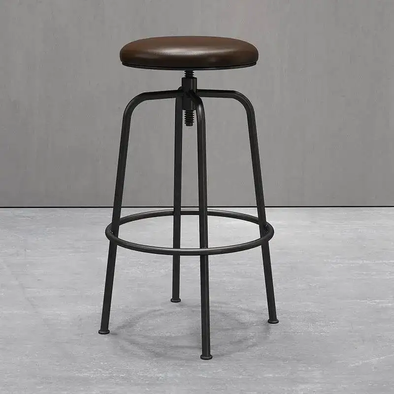 الشمال كرسي بار البراز يمكن رفع وخفضها الدورية عالية البراز كراسي بار الخفيفة الفاخرة المنزل الحديد جزيرة الترفيه الكراسي