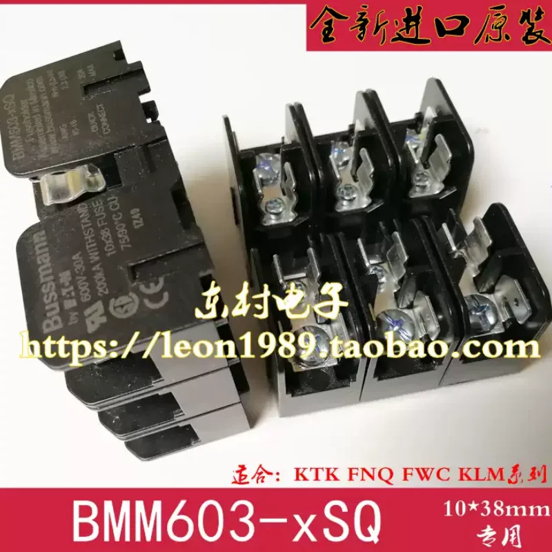 1-10 pieces BUSSMANN fuse holder BMM603-3SQ BM6033SQ 30A 600V