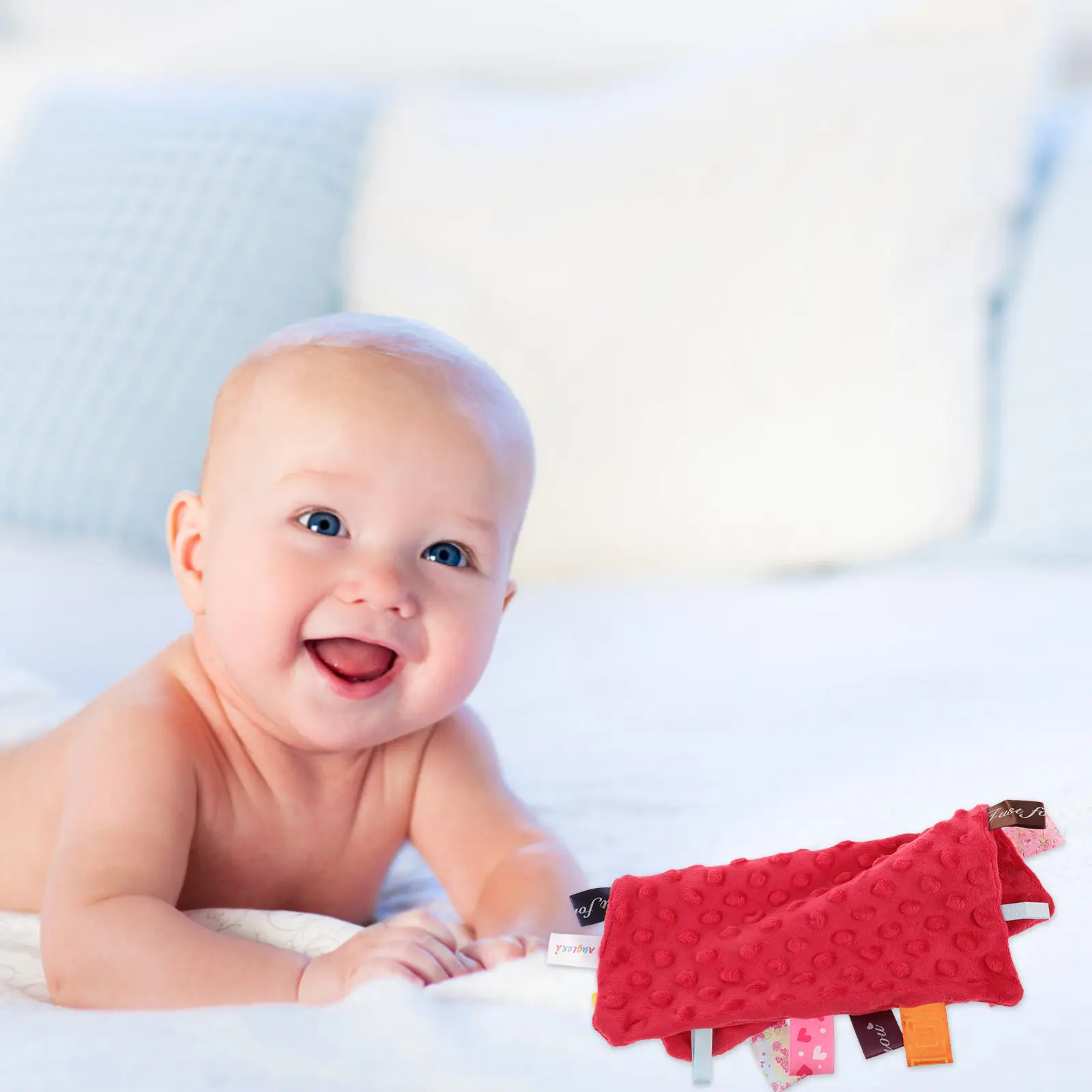 

2 шт. Успокаивающие полотенца для новорожденных: мягкие, нежные, многоразовые, моющиеся, для ежедневного ухода, успокаивают, компактные, для путешествий