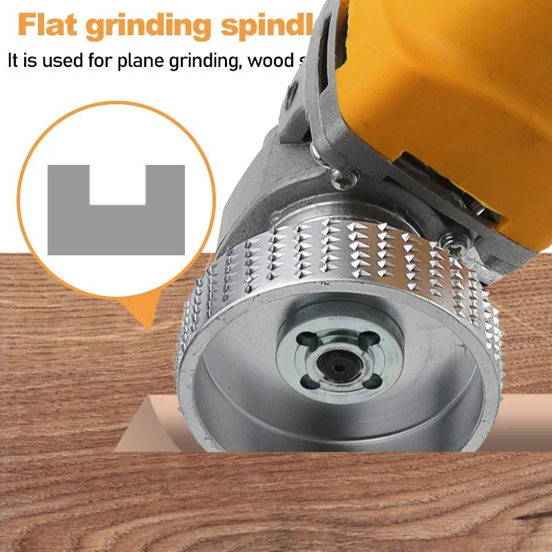 Round Wood Angle Grinding Wheel Sanding Carving Rotary Tool Abrasive Disc 75mm Angle Grinder Rasp Wheel Tungsten Carbide Coating