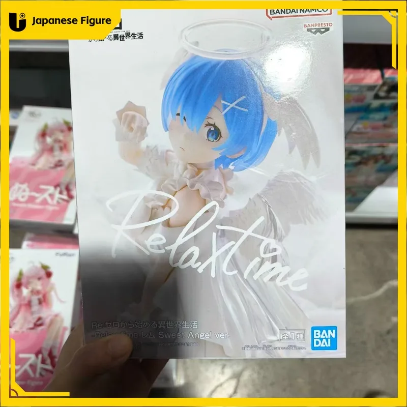 

In Stock Original BANPRESTO Re: Zero Starting Life in Another World Rem Sweet Angel ver. Anime Action Figures Boxed Model Toys