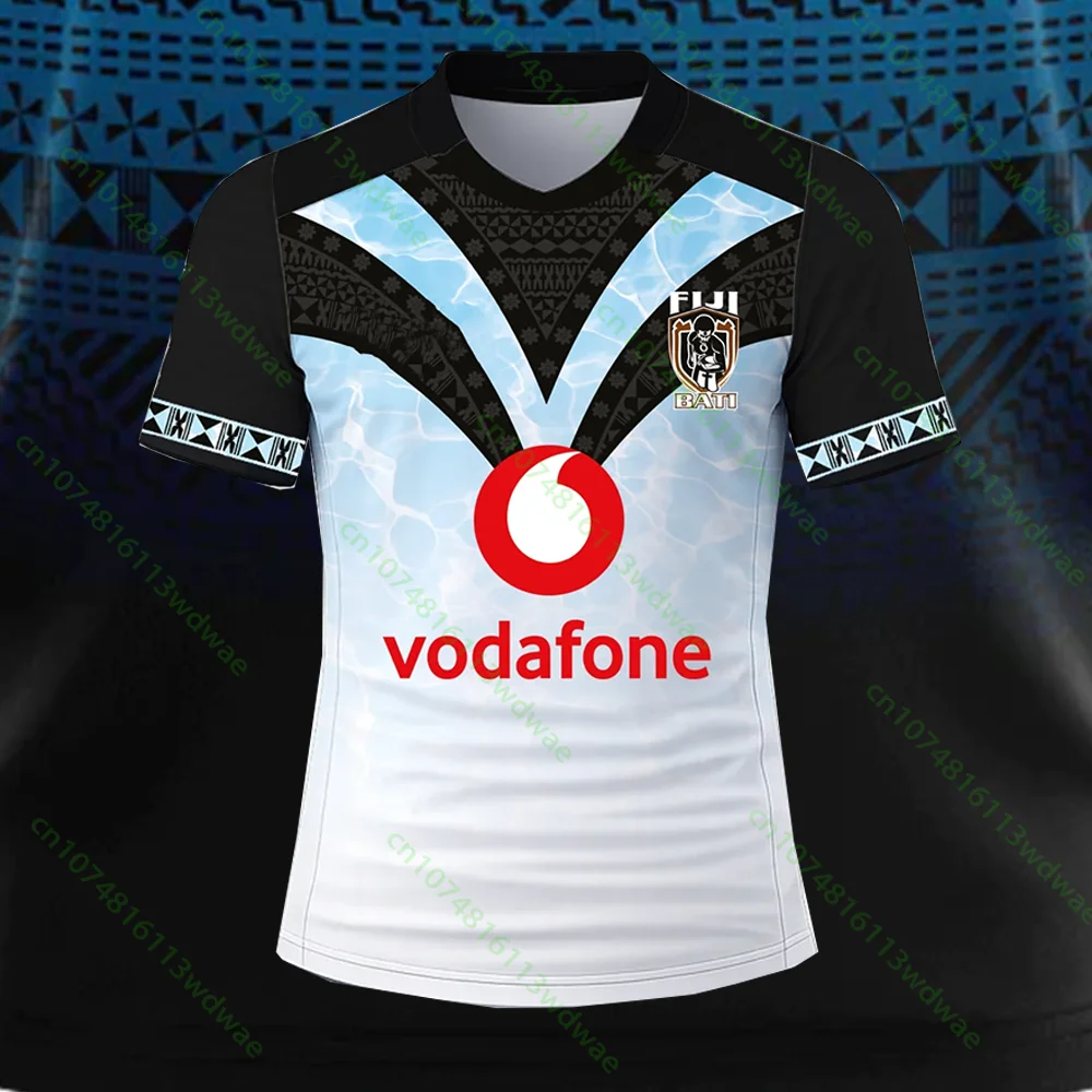 New 2026 Men's Fiji Barty Rugby Training Uniform Sport Quick-drying T-shirt Top for Unisex Fans Breathable Sports Tees