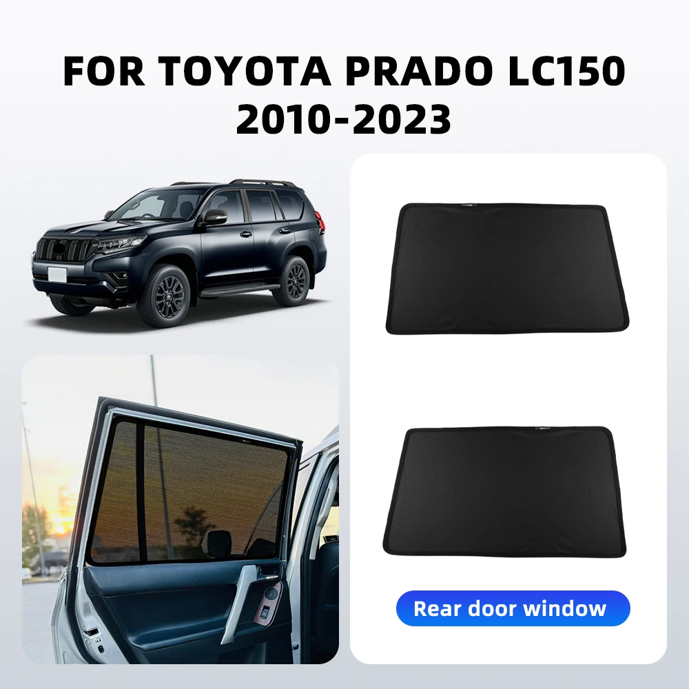 

Магнитная солнцезащитная шторка на окно автомобиля для Toyota Land Cruiser Prado J150 2010-2023, сетчатая шторка на переднее стекло внедорожника