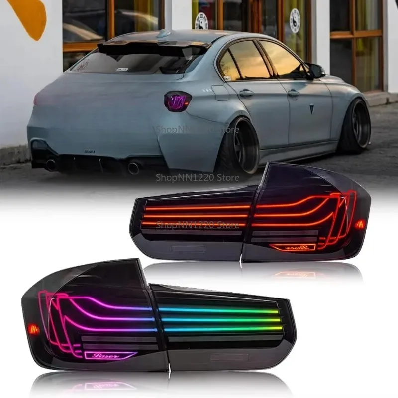 Auto New Upgrade CSL Tail Lights for    M4 F82 3 Series F32 2014-2020 LED CSL     Style Rear Lights F33 F36 F83