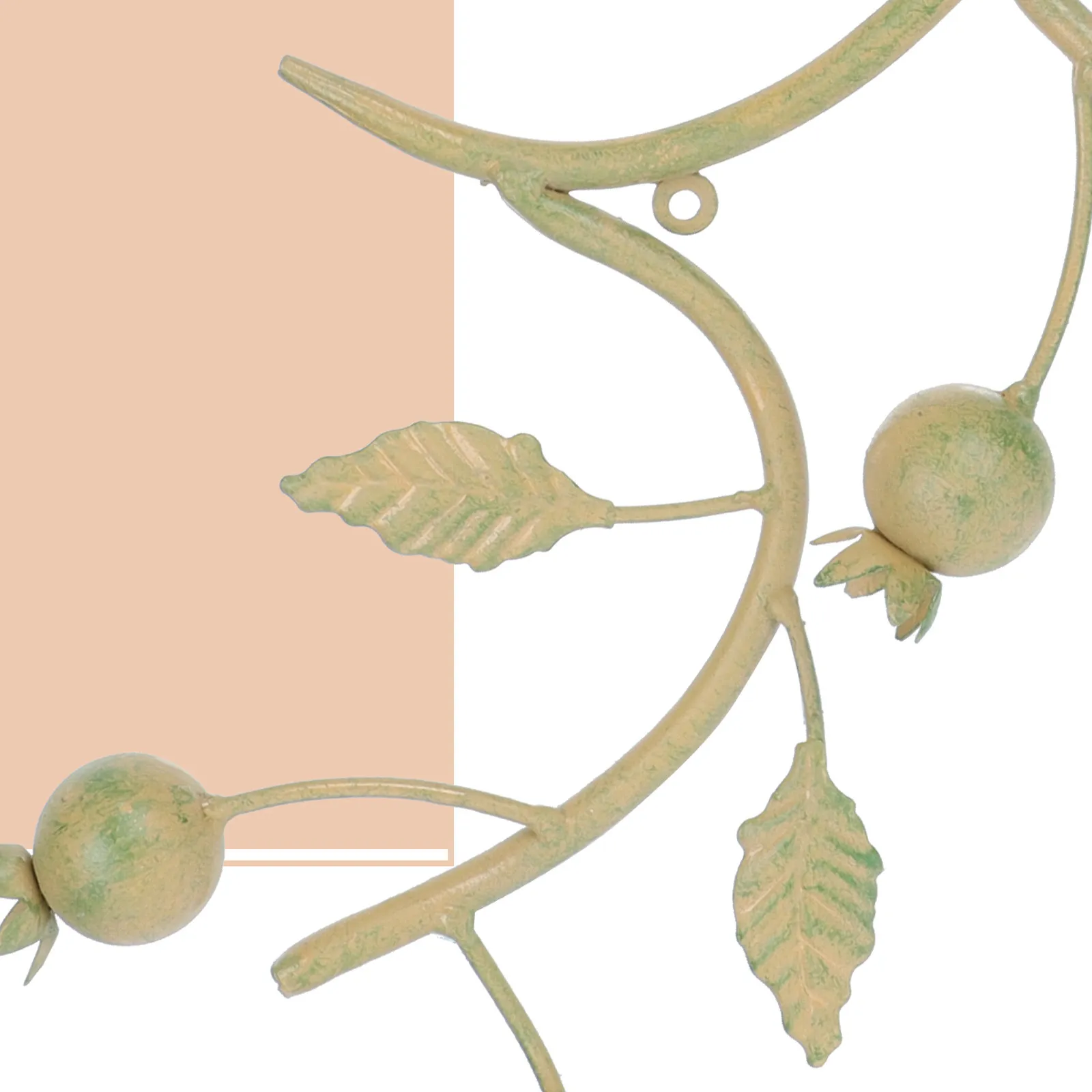 1Pcs Iron Hanging Hook Rustic Tree Leaves Wall Mounted Hat Coat Towel Hanger Vintage Decorative Strong Storage Organizer view 5