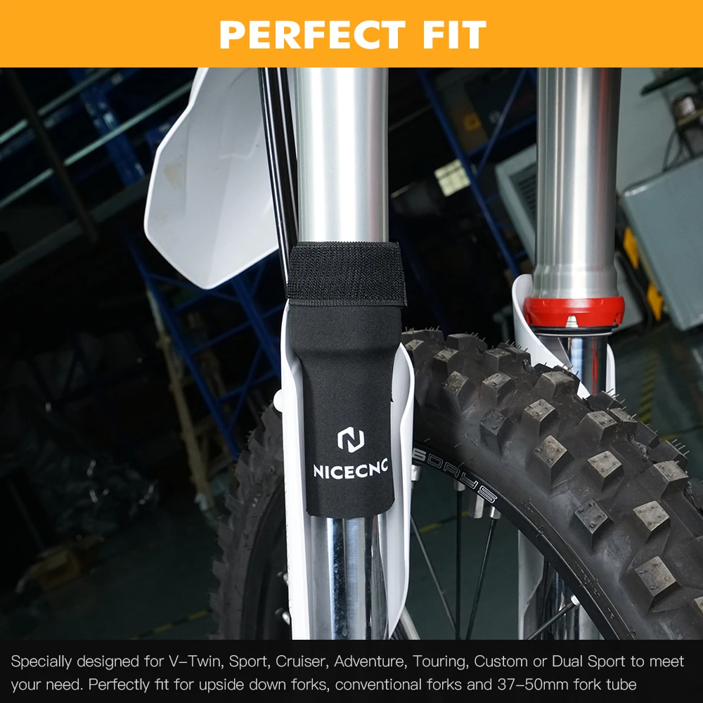 NICECNC 6 "الجبهة شوكة جورب الحرس حامي غطاء ل KTM EXC 300 EXC-F 350 SXF 450 Husqvarna هوندا ياماها سوزوكي كاواساكي شيركو