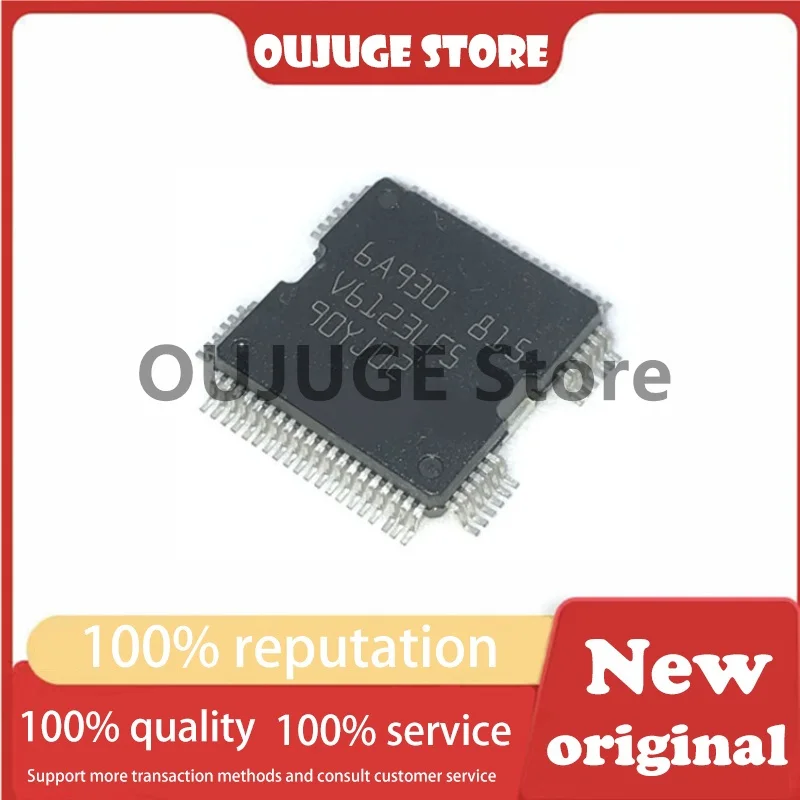 1PCS/lot New original 6A930 HQFP-64 Car engine computer board ME7 fuel injection driver chip