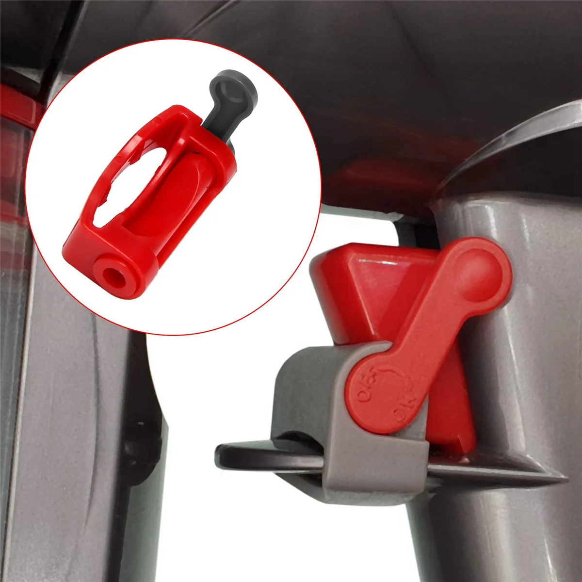 진공 청소기용 트리거 잠금 장치, V6 V7 V8 V10 V11, 전원 단추 잠금 액세서리, 손가락 빨간색