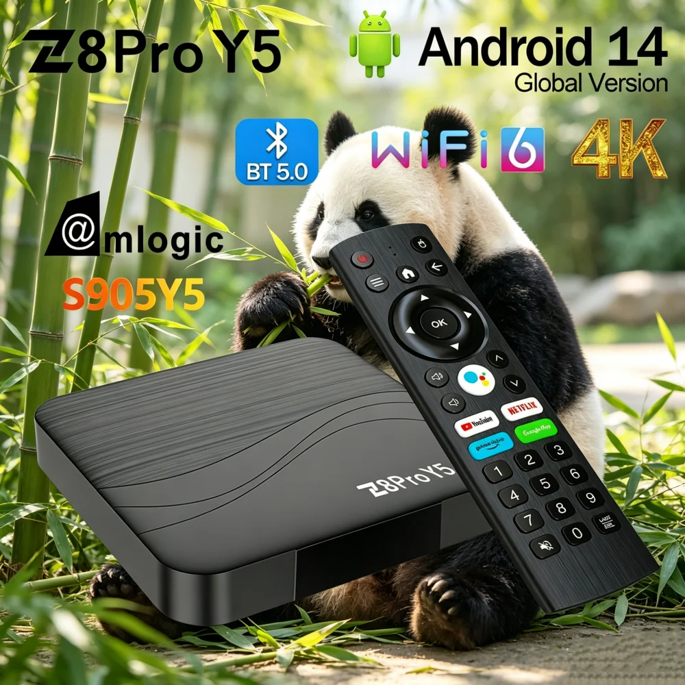 Netflix Home Cinema - Z8 Pro Y5 Android14 Smart TV