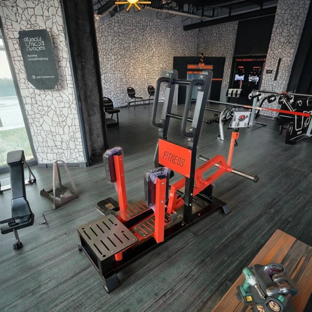 Adjustable Steel Standing Galf Raise Hip Abduction Adductor Glute Exercise Prone Leg Curl & Leg Extension Press Machine