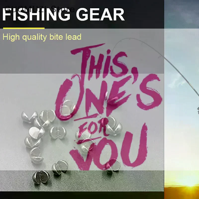 FTK Box Open Bite Lead 143pcs Rock Fishing Weighting Lead Pendant Roada Lead Box Weighting Lead Pendant