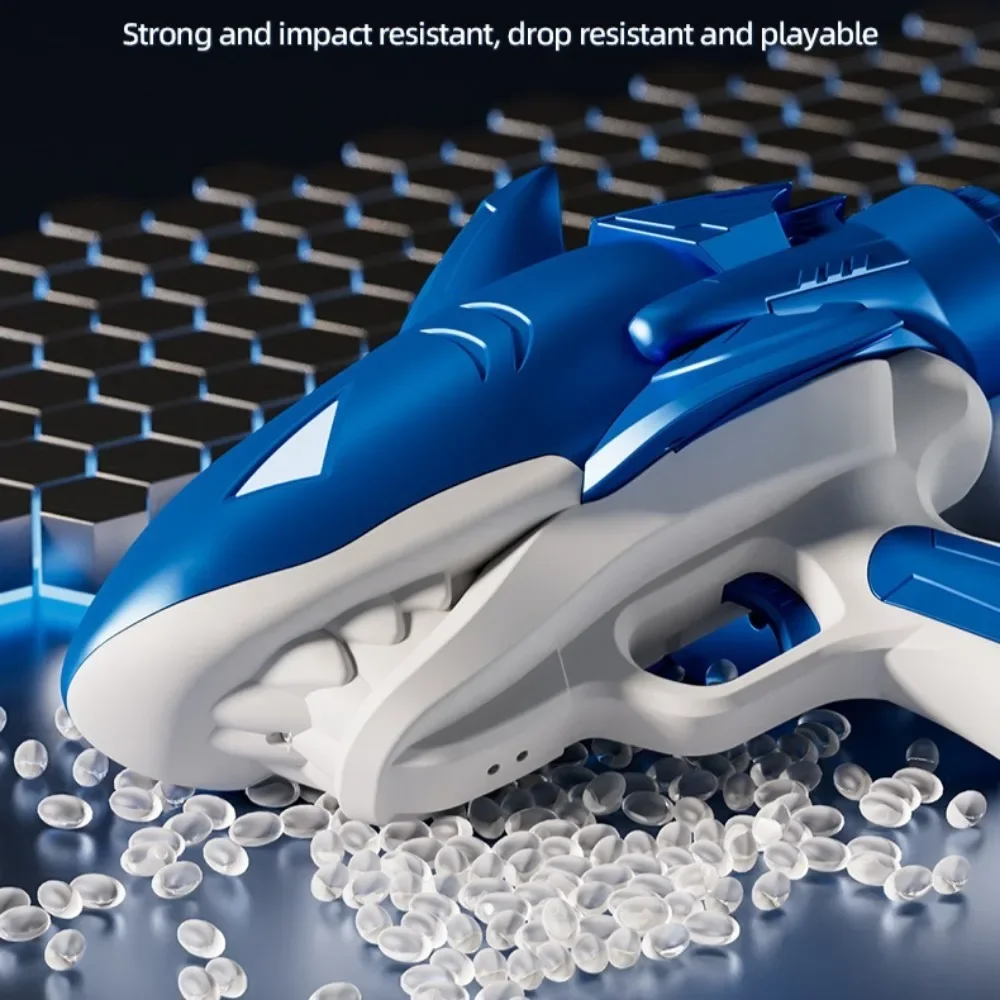 Electric Water Gun Automatic Shark Shape For Outdoor Water Fights_voghion.com