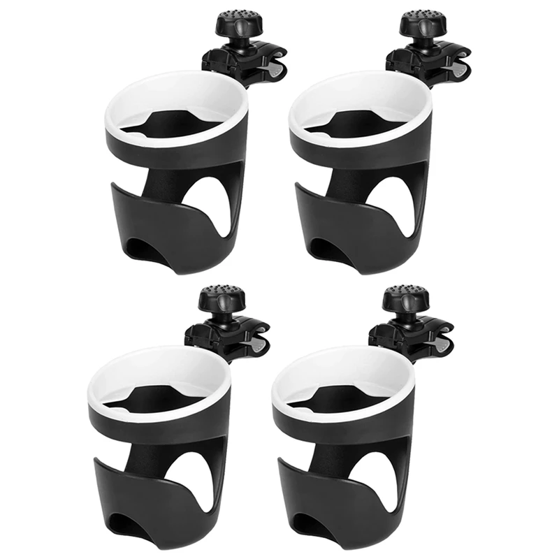 4Pcs Boat Rail Cup Holder Universal Drinks Holders 360 Degree Rotation Adjustable Clamp Boat Drink Holder