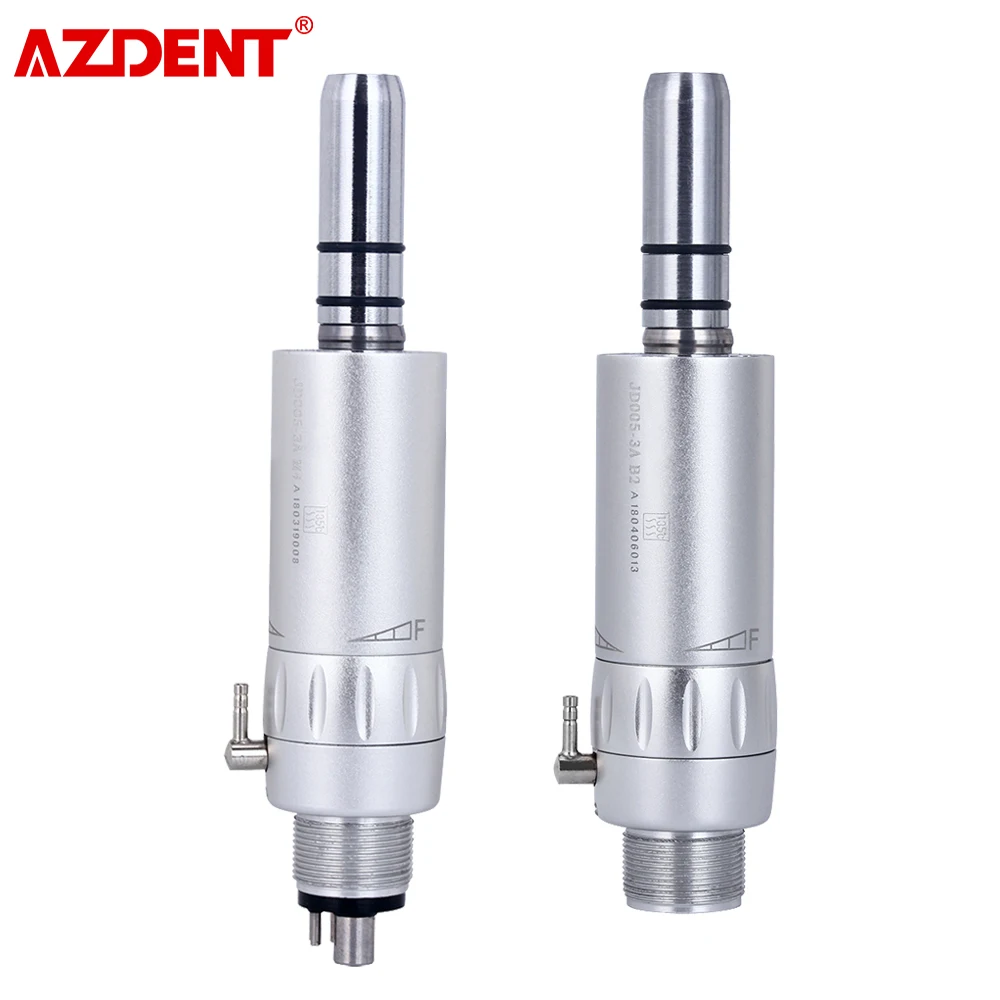 Dental Air Motor 2/4 Holes Low Speed Handpiece 1:1 Direct Drive Autoclavable 135°C for E-type Headpiece