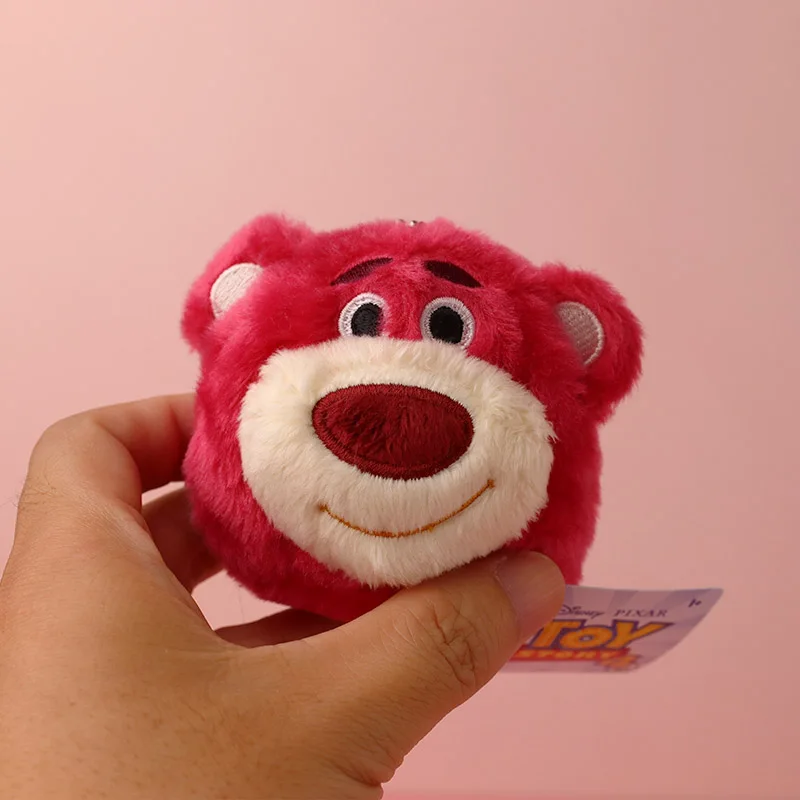 Lotso Bear Plush Keychain Set For Backpacks Disney Alien Toy Story 3 Kawaii Anime Cartoon Cute Pendants For Women Pack Toys Gift