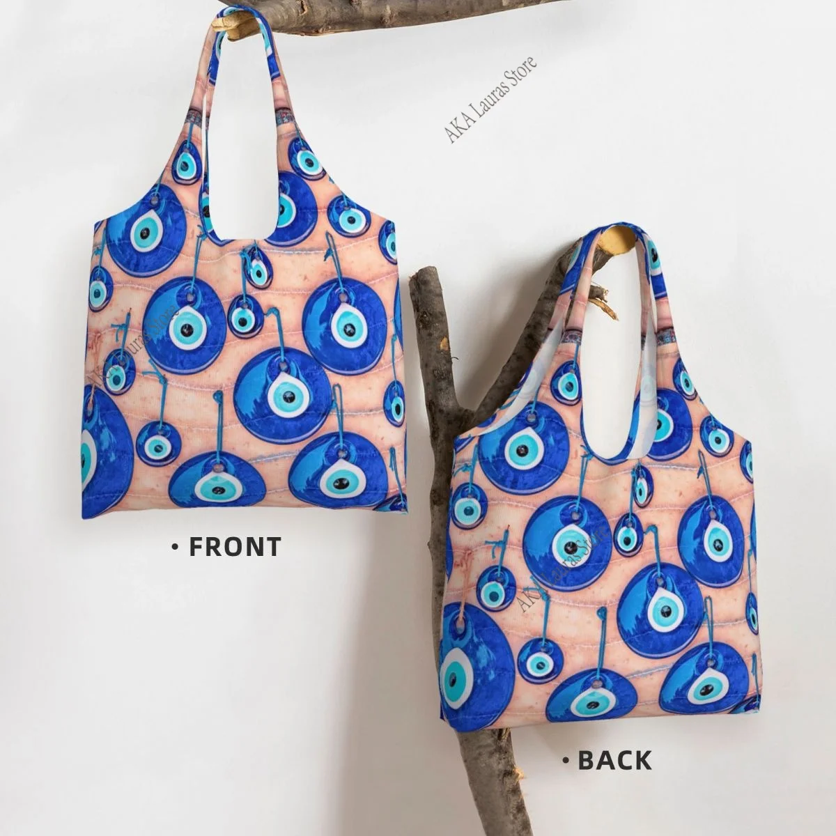 حقيبة كتف عين الشر حقيبة يد نسائية تركية حقيبة حمل حقيبة كبيرة قابلة لإعادة الاستخدام